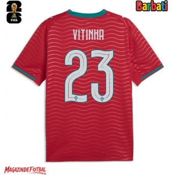Portugalia Vitinha #23 Tricou Fotbal Replică Mondial 2026 Barbati Acasa